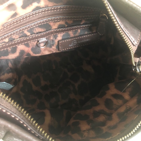 B Makowsky Chocolate brown handbag - Picture 4 of 7